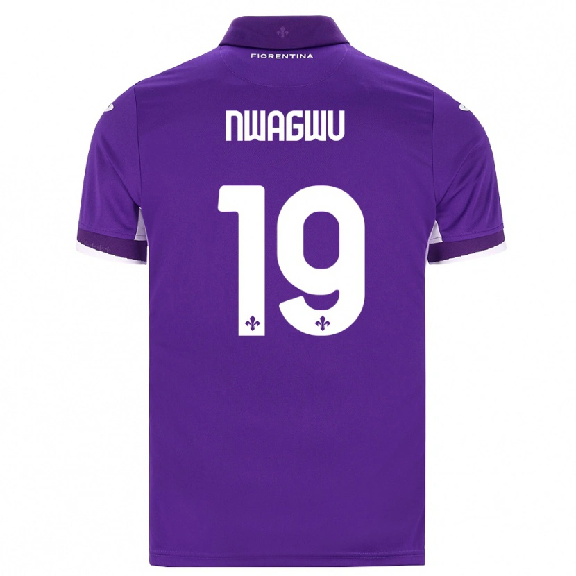 Danxen Dětské Ikenna Nwagwu #19 Fialová Bílá Růžová Domů Hráčské Dresy 2026/27 Dres