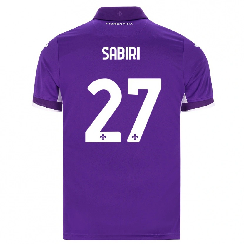 Danxen Dětské Abdelhamid Sabiri #27 Fialová Bílá Růžová Domů Hráčské Dresy 2026/27 Dres