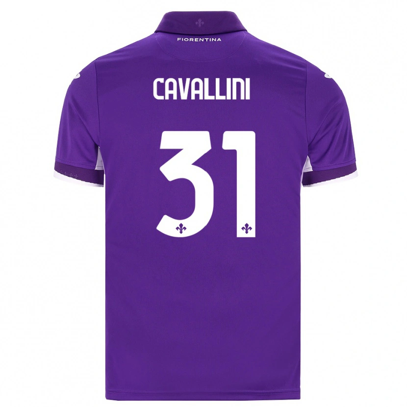 Danxen Dětské Aurora Cavallini #31 Fialová Bílá Růžová Domů Hráčské Dresy 2026/27 Dres