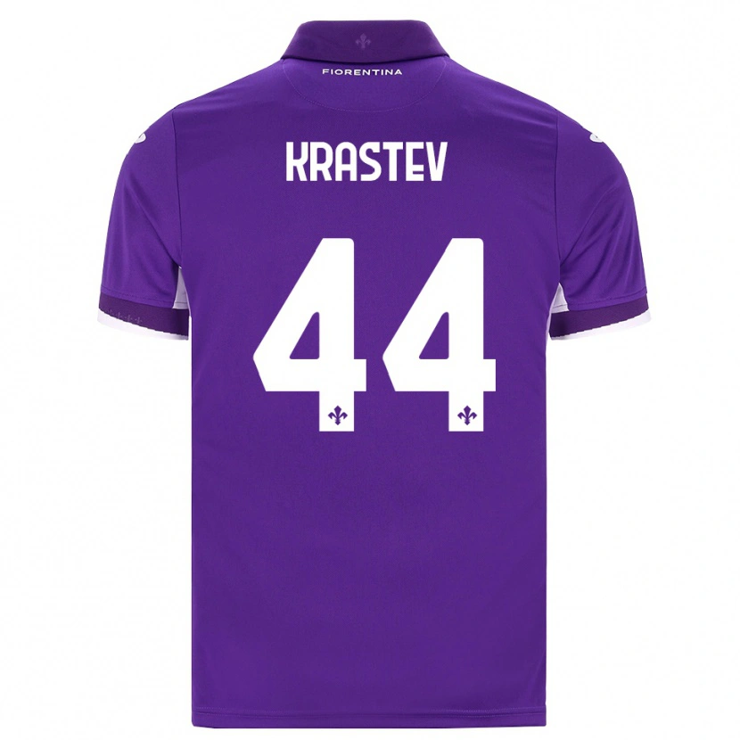 Danxen Dětské Dimo Krastev #44 Fialová Bílá Růžová Domů Hráčské Dresy 2026/27 Dres