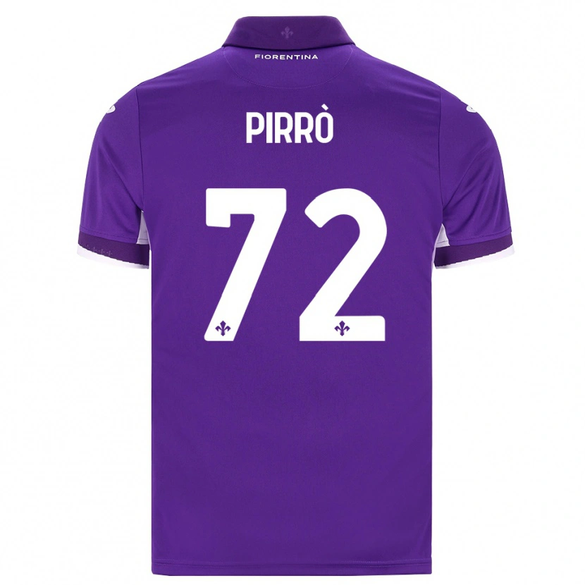 Danxen Dětské Antonio Pirrò #72 Fialová Bílá Růžová Domů Hráčské Dresy 2026/27 Dres