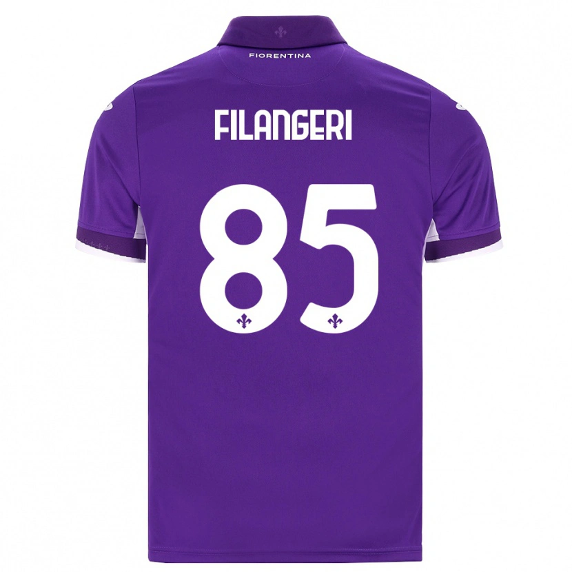 Danxen Dětské Maria Luisa Filangeri #85 Fialová Bílá Růžová Domů Hráčské Dresy 2026/27 Dres