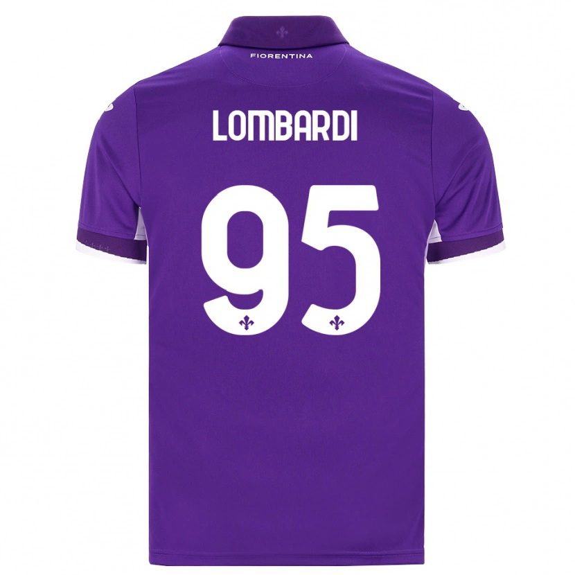 Danxen Dětské Emma Lombardi #95 Fialová Bílá Růžová Domů Hráčské Dresy 2026/27 Dres