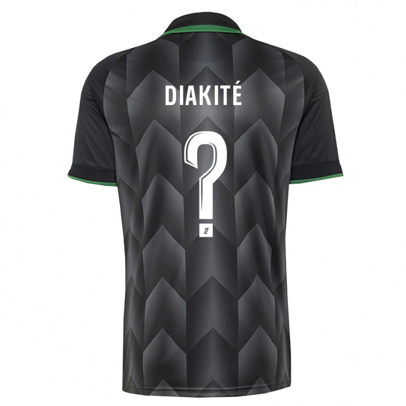 Danxen Dětské Boubacar Diakité #0 Bílá Černá Zelená Daleko Hráčské Dresy 2026/27 Dres