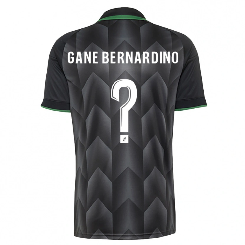 Danxen Dětské Nathanaël Gane Bernardino #0 Bílá Černá Zelená Daleko Hráčské Dresy 2026/27 Dres