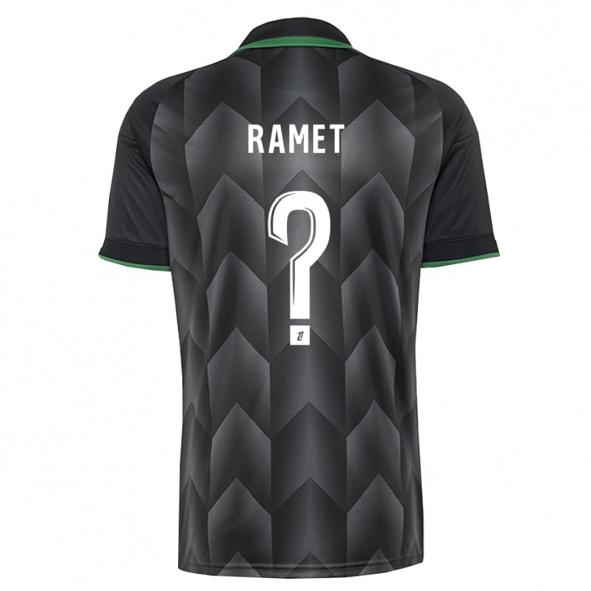 Danxen Dětské Simon Ramet #0 Bílá Černá Zelená Daleko Hráčské Dresy 2026/27 Dres