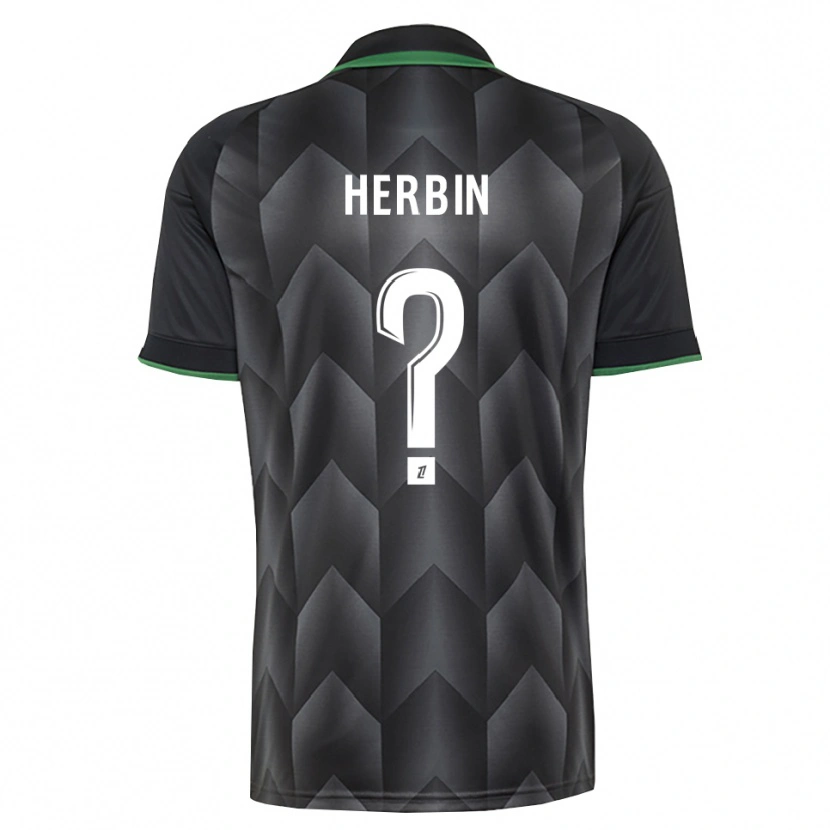 Danxen Dětské Grégoire Herbin #0 Bílá Černá Zelená Daleko Hráčské Dresy 2026/27 Dres