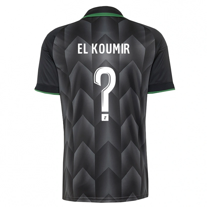 Danxen Dětské Kaïna El Koumir #0 Bílá Černá Zelená Daleko Hráčské Dresy 2026/27 Dres