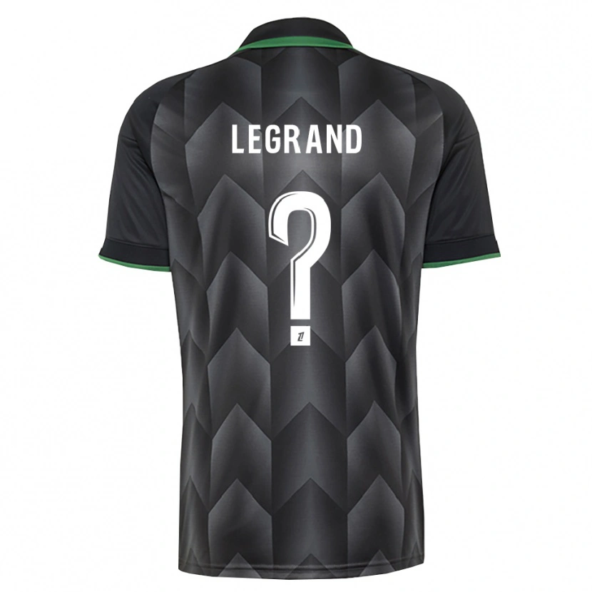 Danxen Dětské Bérénice Legrand #0 Bílá Černá Zelená Daleko Hráčské Dresy 2026/27 Dres