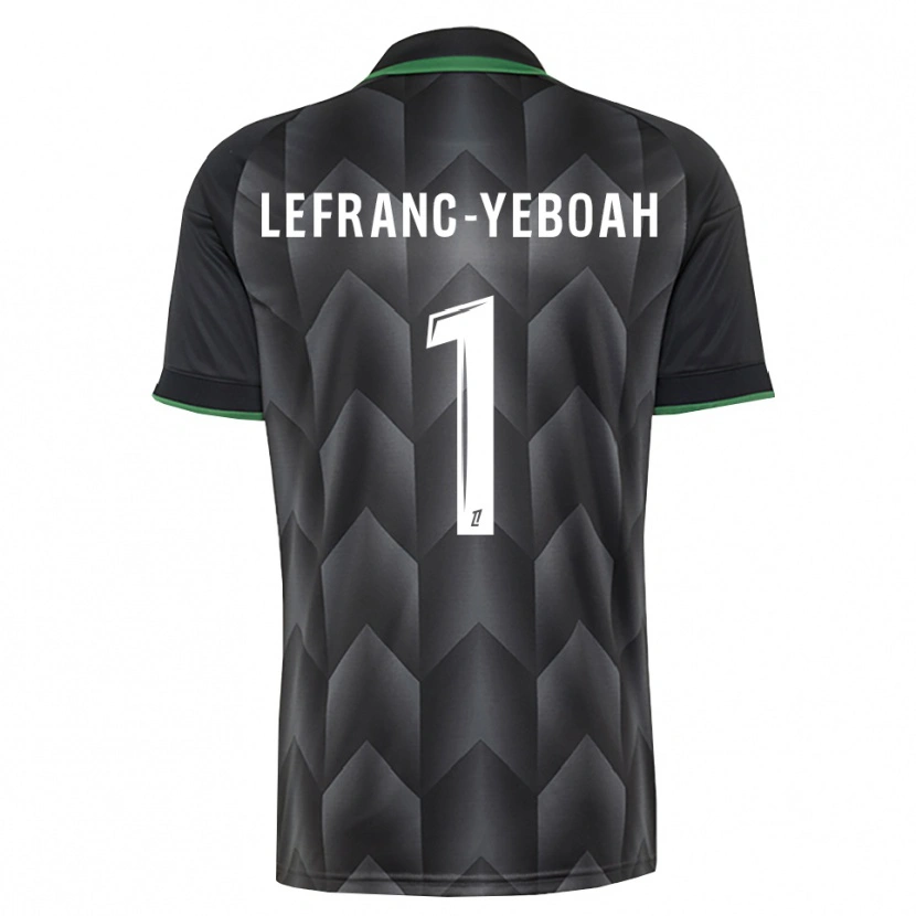 Danxen Dětské Daïvy Lefranc-Yeboah #1 Bílá Černá Zelená Daleko Hráčské Dresy 2026/27 Dres