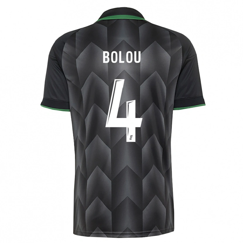 Danxen Dětské Abraham Bolou #4 Bílá Černá Zelená Daleko Hráčské Dresy 2026/27 Dres