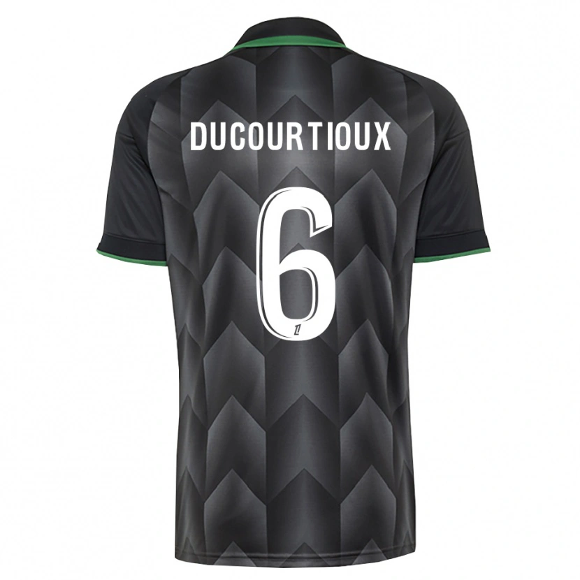 Danxen Dětské Ilan Ducourtioux #6 Bílá Černá Zelená Daleko Hráčské Dresy 2026/27 Dres