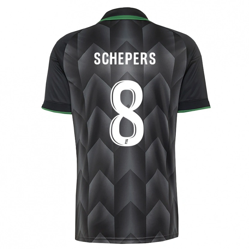 Danxen Dětské Marie Schepers #8 Bílá Černá Zelená Daleko Hráčské Dresy 2026/27 Dres
