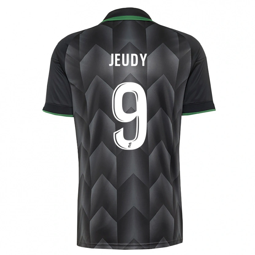 Danxen Dětské Sherly Jeudy #9 Bílá Černá Zelená Daleko Hráčské Dresy 2026/27 Dres