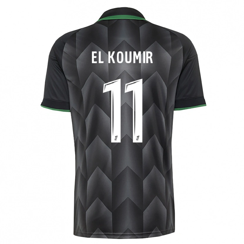 Danxen Dětské Kaîna El Koumir #11 Bílá Černá Zelená Daleko Hráčské Dresy 2026/27 Dres