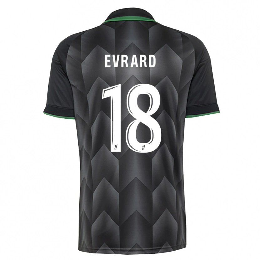 Danxen Dětské Julia Evrard #18 Bílá Černá Zelená Daleko Hráčské Dresy 2026/27 Dres