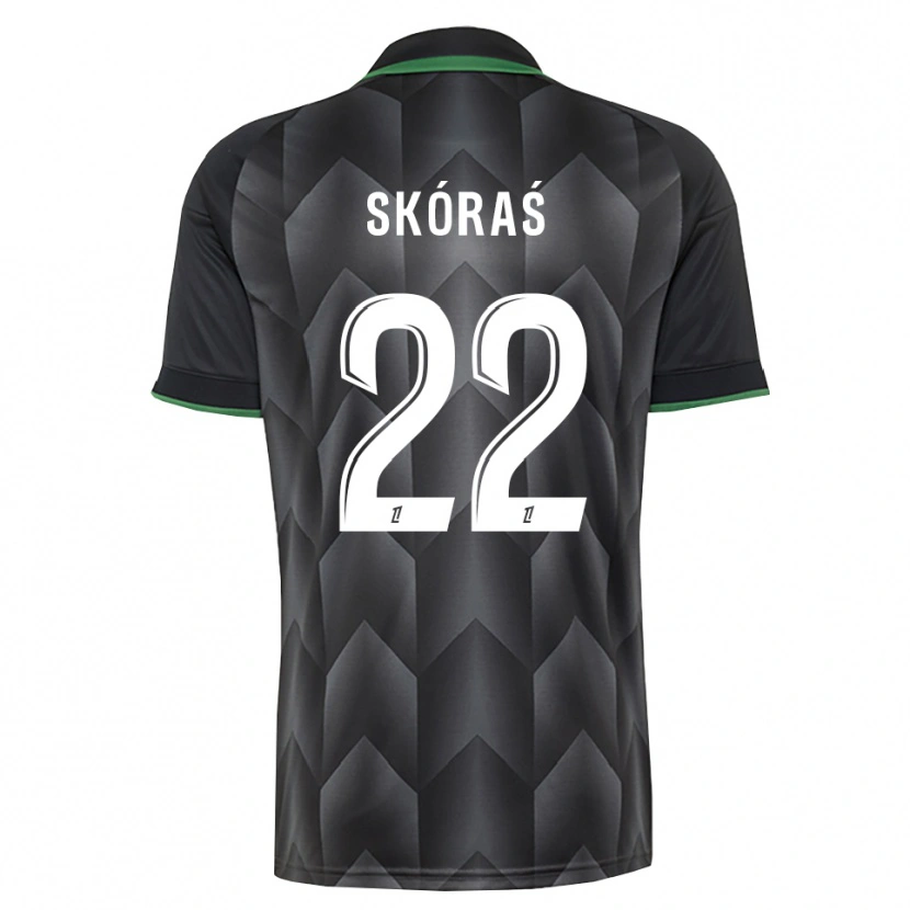 Danxen Dětské Michal Skoras #22 Bílá Černá Zelená Daleko Hráčské Dresy 2026/27 Dres