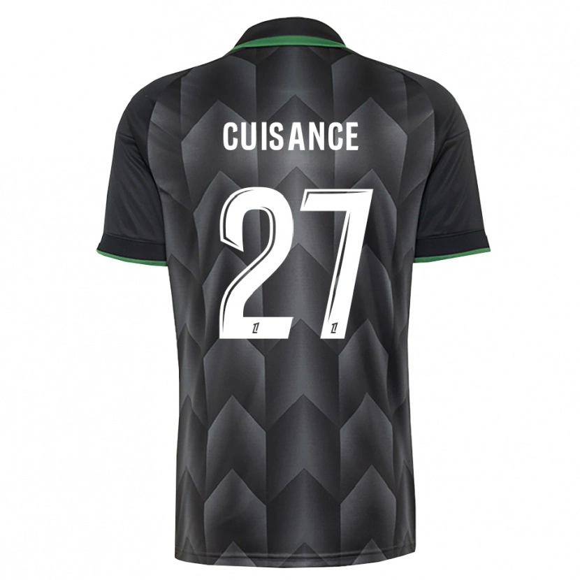 Danxen Dětské Michaël Cuisance #27 Bílá Černá Zelená Daleko Hráčské Dresy 2026/27 Dres