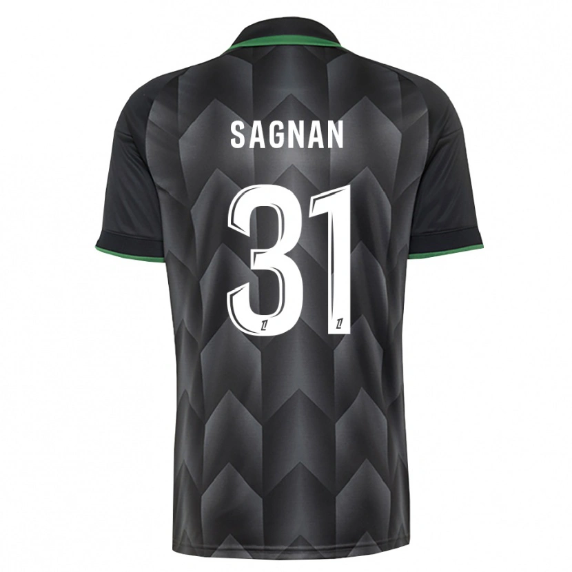Danxen Dětské Souleymane Sagnan #31 Bílá Černá Zelená Daleko Hráčské Dresy 2026/27 Dres
