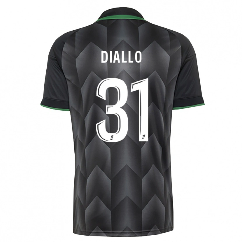 Danxen Dětské Alpha Diallo #31 Bílá Černá Zelená Daleko Hráčské Dresy 2026/27 Dres
