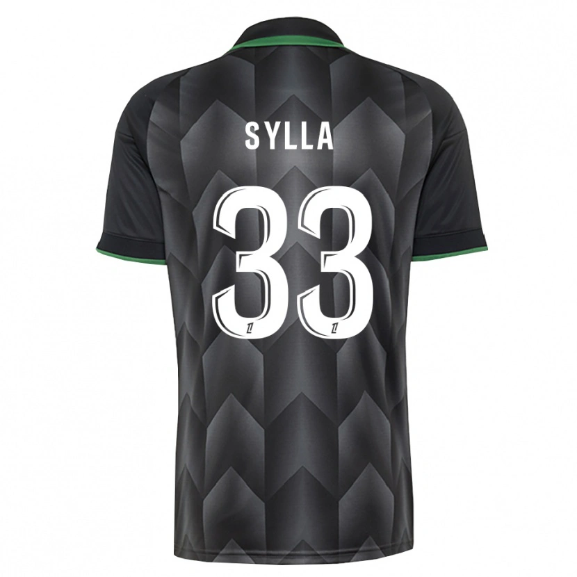Danxen Dětské Fodé Sylla #33 Bílá Černá Zelená Daleko Hráčské Dresy 2026/27 Dres