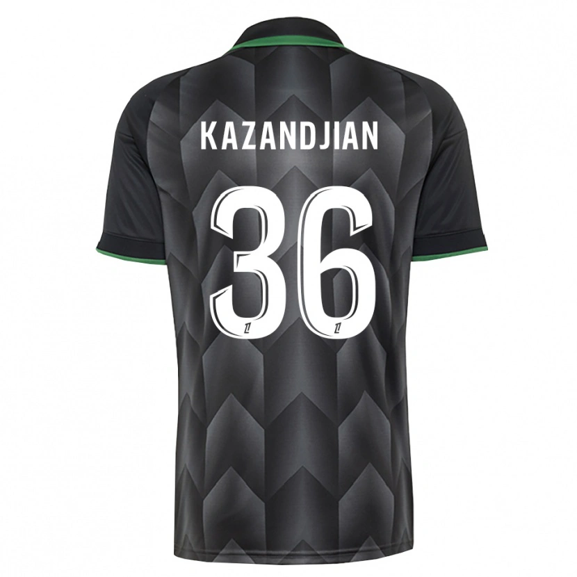 Danxen Dětské Lara Kazandjian #36 Bílá Černá Zelená Daleko Hráčské Dresy 2026/27 Dres
