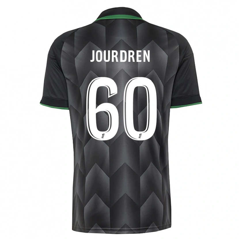 Danxen Dětské Ilan Jourdren #60 Bílá Černá Zelená Daleko Hráčské Dresy 2026/27 Dres