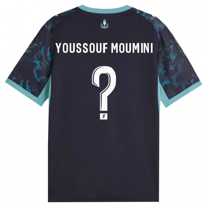 Danxen Dětské Yakine Youssouf Moumini #0 Světle Tyrkysová Bílá Černá Daleko Hráčské Dresy 2026/27 Dres