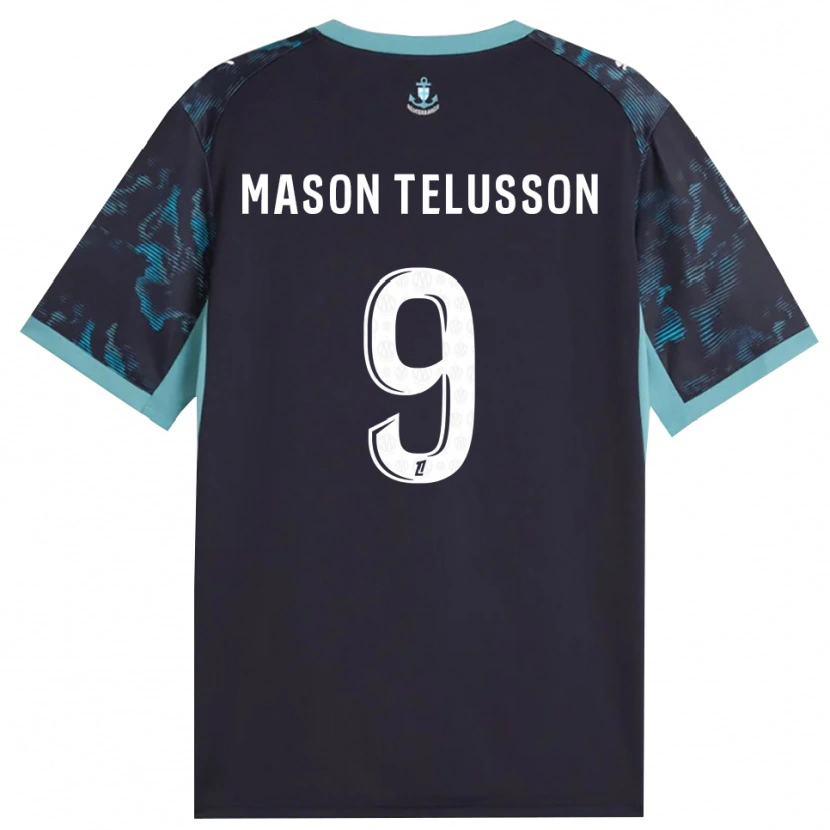 Danxen Dětské Jah-Mason Telusson #9 Světle Tyrkysová Bílá Černá Daleko Hráčské Dresy 2026/27 Dres