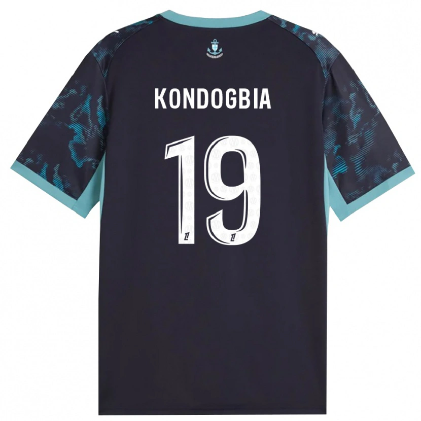 Danxen Dětské Geoffrey Kondogbia #19 Světle Tyrkysová Bílá Černá Daleko Hráčské Dresy 2026/27 Dres