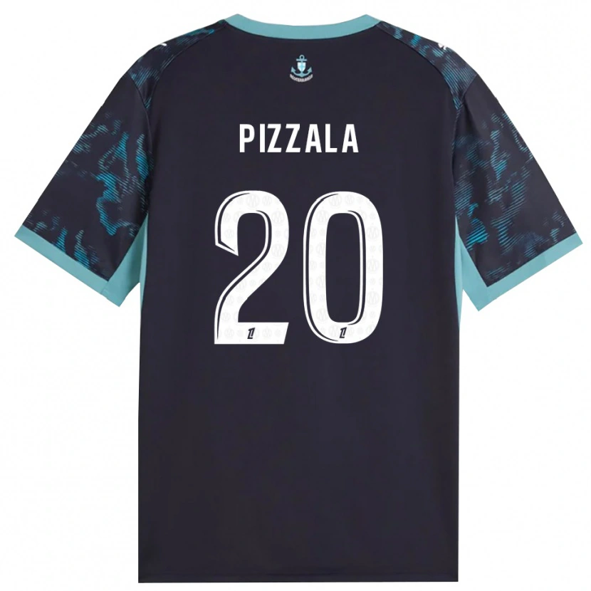 Danxen Dětské Caroline Pizzala #20 Světle Tyrkysová Bílá Černá Daleko Hráčské Dresy 2026/27 Dres