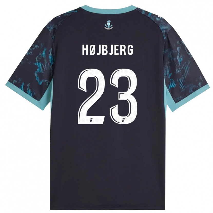 Danxen Dětské Pierre-Emile Højbjerg #23 Světle Tyrkysová Bílá Černá Daleko Hráčské Dresy 2026/27 Dres