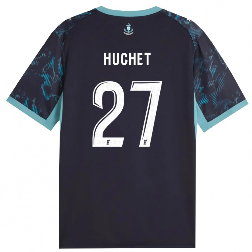 Danxen Dětské Sarah Huchet #27 Světle Tyrkysová Bílá Černá Daleko Hráčské Dresy 2026/27 Dres