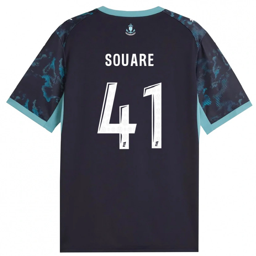 Danxen Dětské Cheick Souare #41 Světle Tyrkysová Bílá Černá Daleko Hráčské Dresy 2026/27 Dres