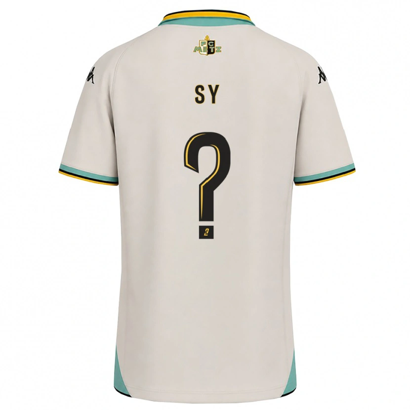 Danxen Dětské Alassane Sy #0 Květinově Bílá Černá Daleko Hráčské Dresy 2026/27 Dres
