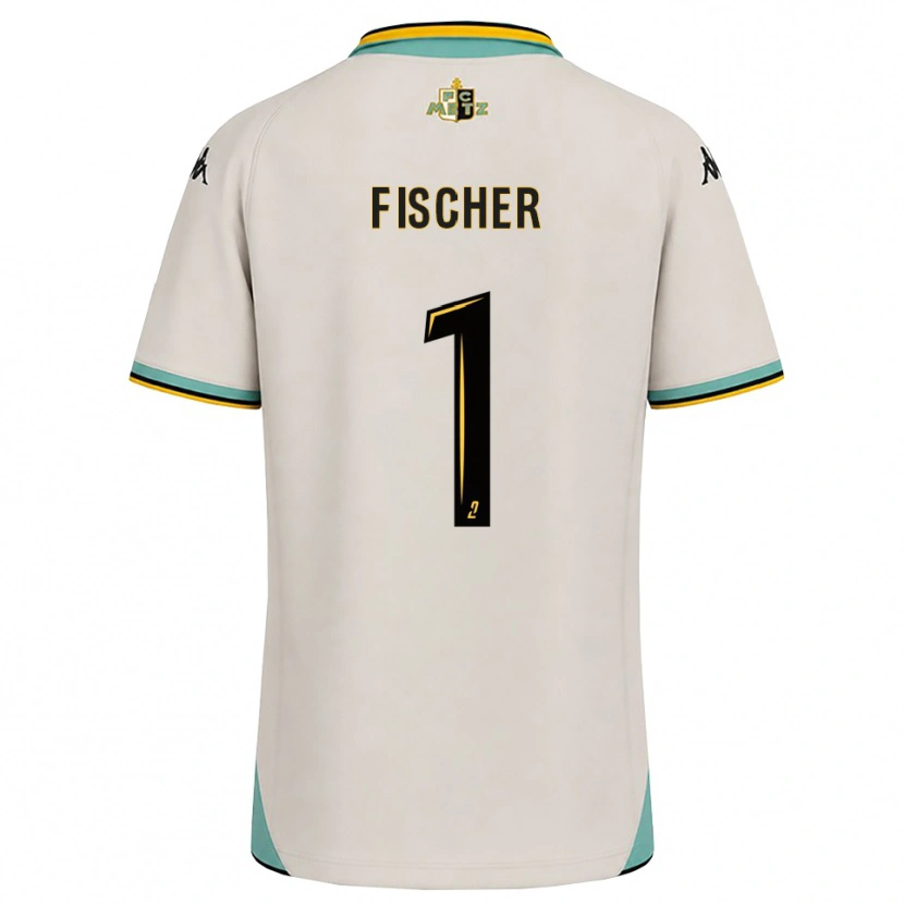 Danxen Dětské Jonathan Fischer #1 Květinově Bílá Černá Daleko Hráčské Dresy 2026/27 Dres