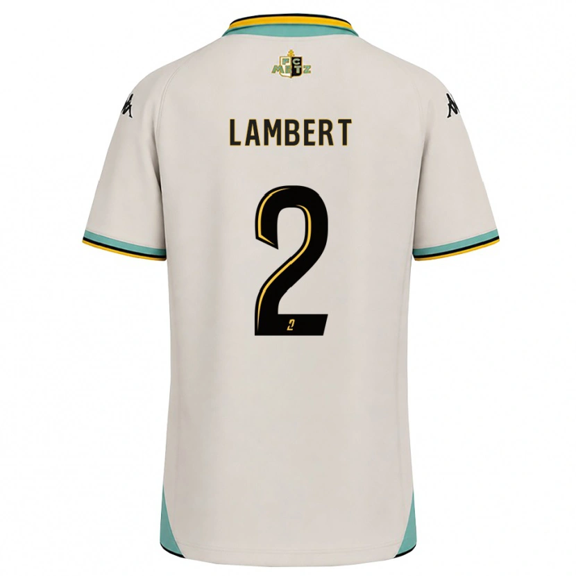 Danxen Dětské Anaïs Lambert #2 Květinově Bílá Černá Daleko Hráčské Dresy 2026/27 Dres