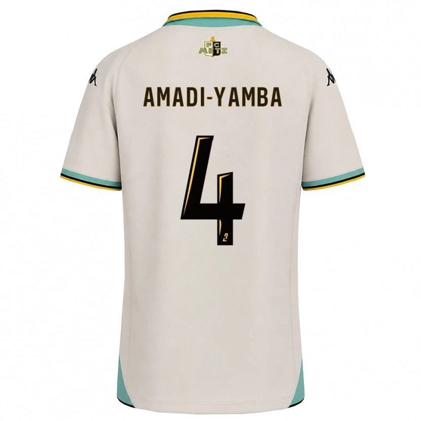Danxen Dětské Nelson Amadi-Yamba #4 Květinově Bílá Černá Daleko Hráčské Dresy 2026/27 Dres