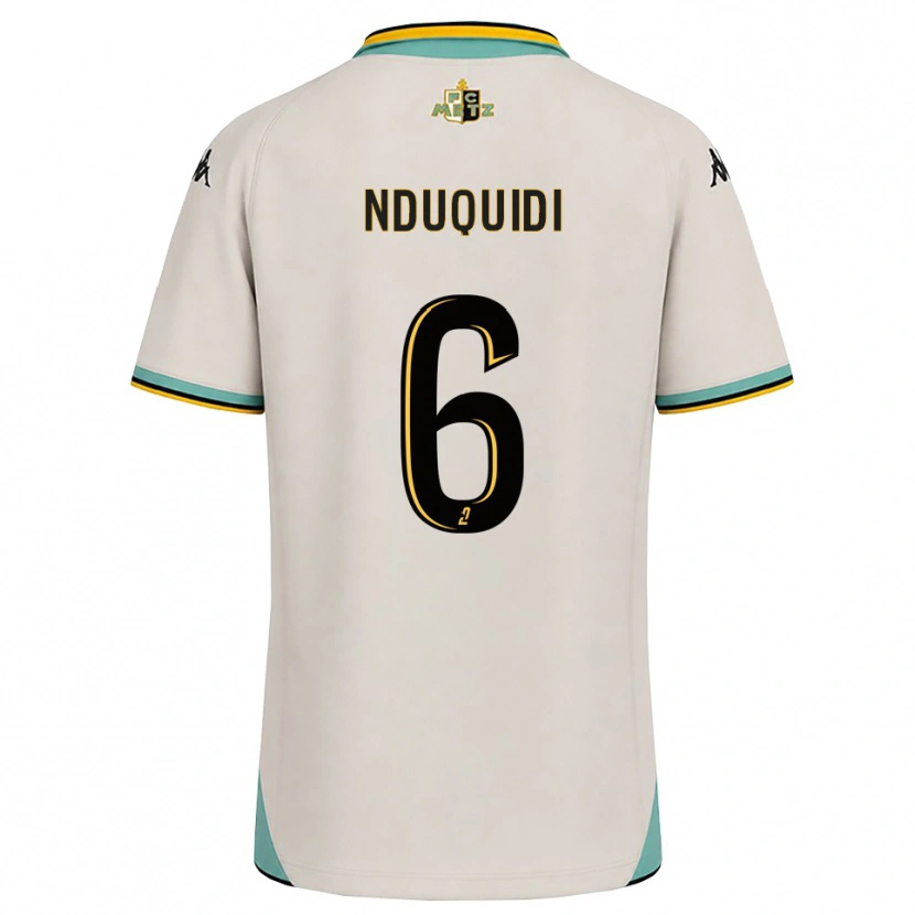 Danxen Dětské Joseph Nduquidi #6 Květinově Bílá Černá Daleko Hráčské Dresy 2026/27 Dres