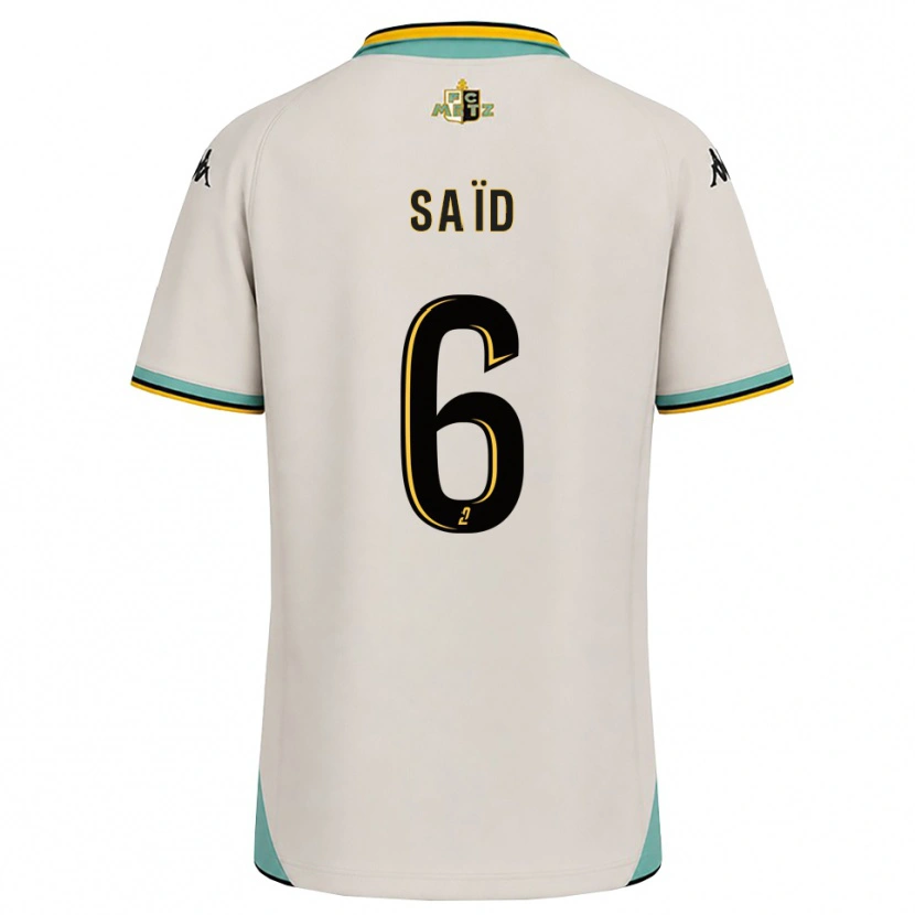 Danxen Dětské Maoulida Saïd #6 Květinově Bílá Černá Daleko Hráčské Dresy 2026/27 Dres