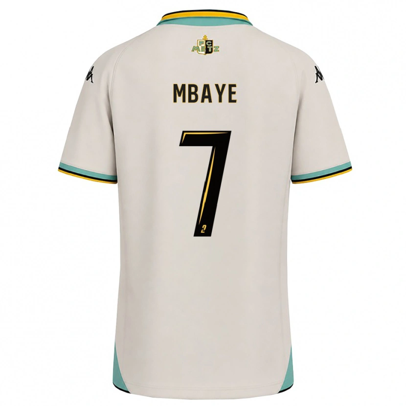 Danxen Dětské Malick Mbaye #7 Květinově Bílá Černá Daleko Hráčské Dresy 2026/27 Dres
