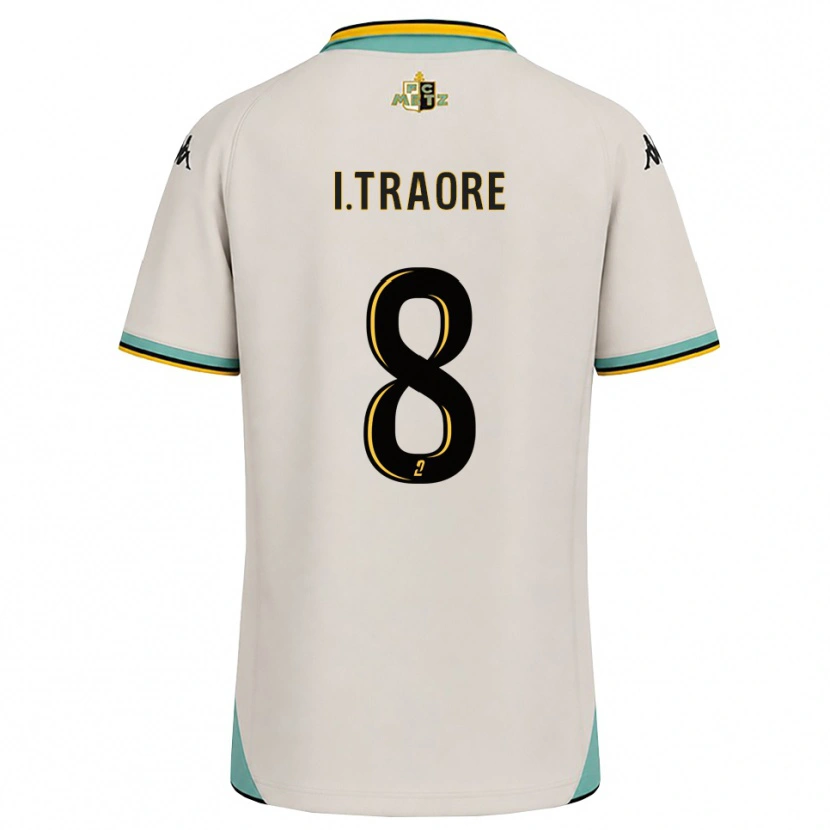Danxen Dětské Ismaël Traoré #8 Květinově Bílá Černá Daleko Hráčské Dresy 2026/27 Dres
