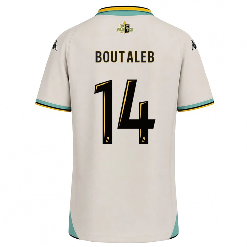 Danxen Dětské Inès Boutaleb #14 Květinově Bílá Černá Daleko Hráčské Dresy 2026/27 Dres