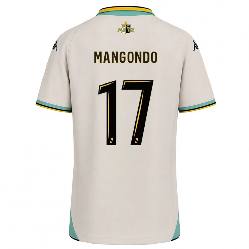 Danxen Dětské Joseph Mangondo #17 Květinově Bílá Černá Daleko Hráčské Dresy 2026/27 Dres