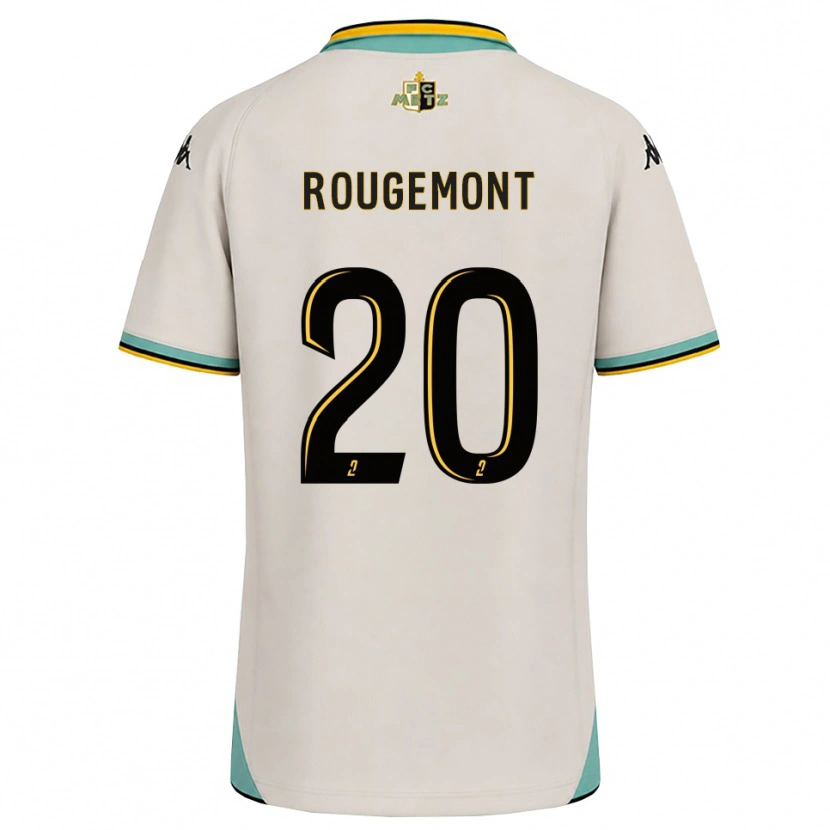 Danxen Dětské Justine Rougemont #20 Květinově Bílá Černá Daleko Hráčské Dresy 2026/27 Dres