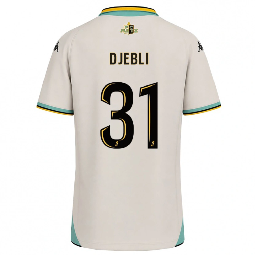 Danxen Dětské Assia Djebli #31 Květinově Bílá Černá Daleko Hráčské Dresy 2026/27 Dres
