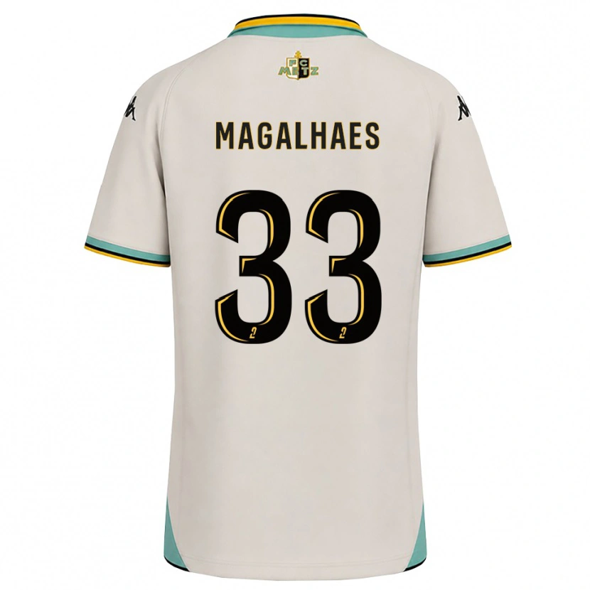 Danxen Dětské Manon Magalhaes #33 Květinově Bílá Černá Daleko Hráčské Dresy 2026/27 Dres