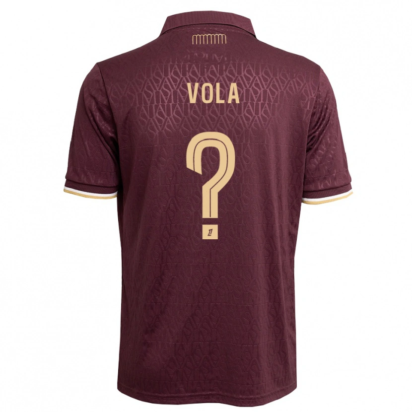 Danxen Dětské Maxence Vola #0 Hnědočervená Pískově Hnědá Daleko Hráčské Dresy 2026/27 Dres