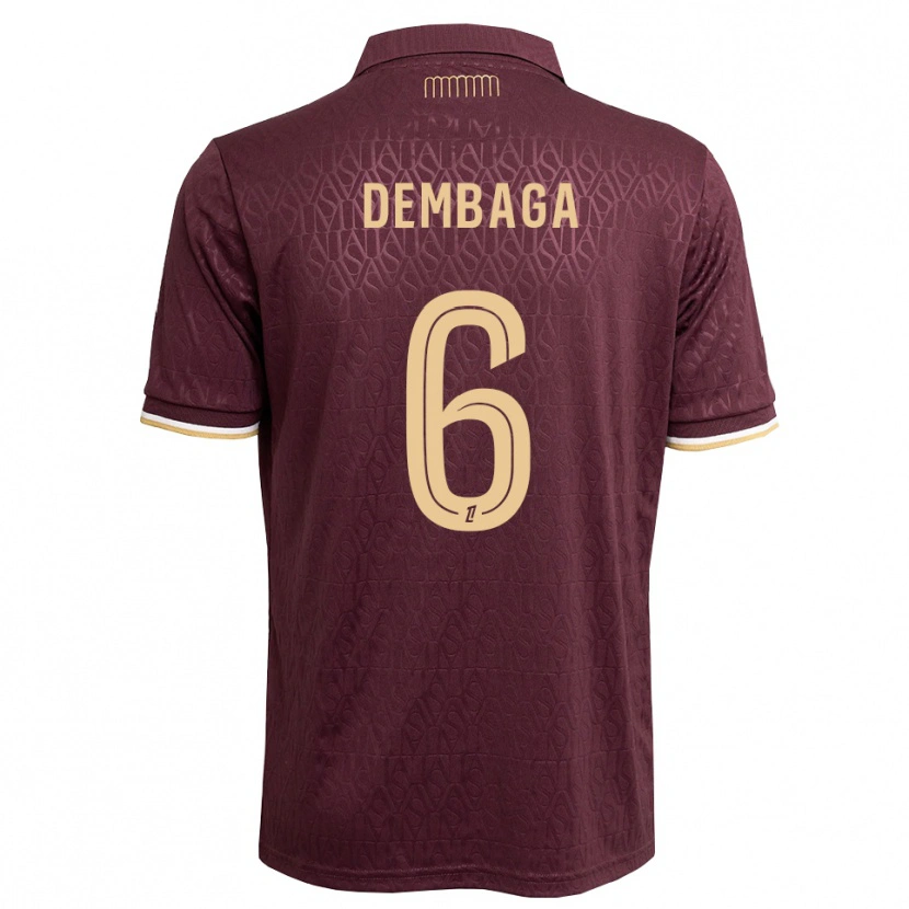 Danxen Dětské Boubakar Dembaga #6 Hnědočervená Pískově Hnědá Daleko Hráčské Dresy 2026/27 Dres