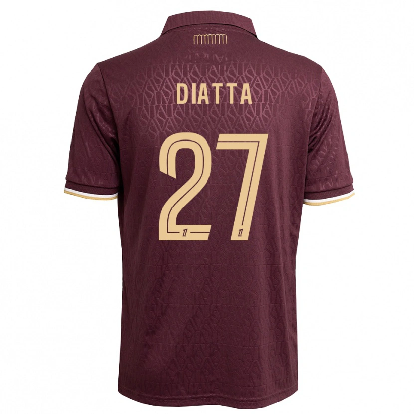 Danxen Dětské Krépin Diatta #27 Hnědočervená Pískově Hnědá Daleko Hráčské Dresy 2026/27 Dres